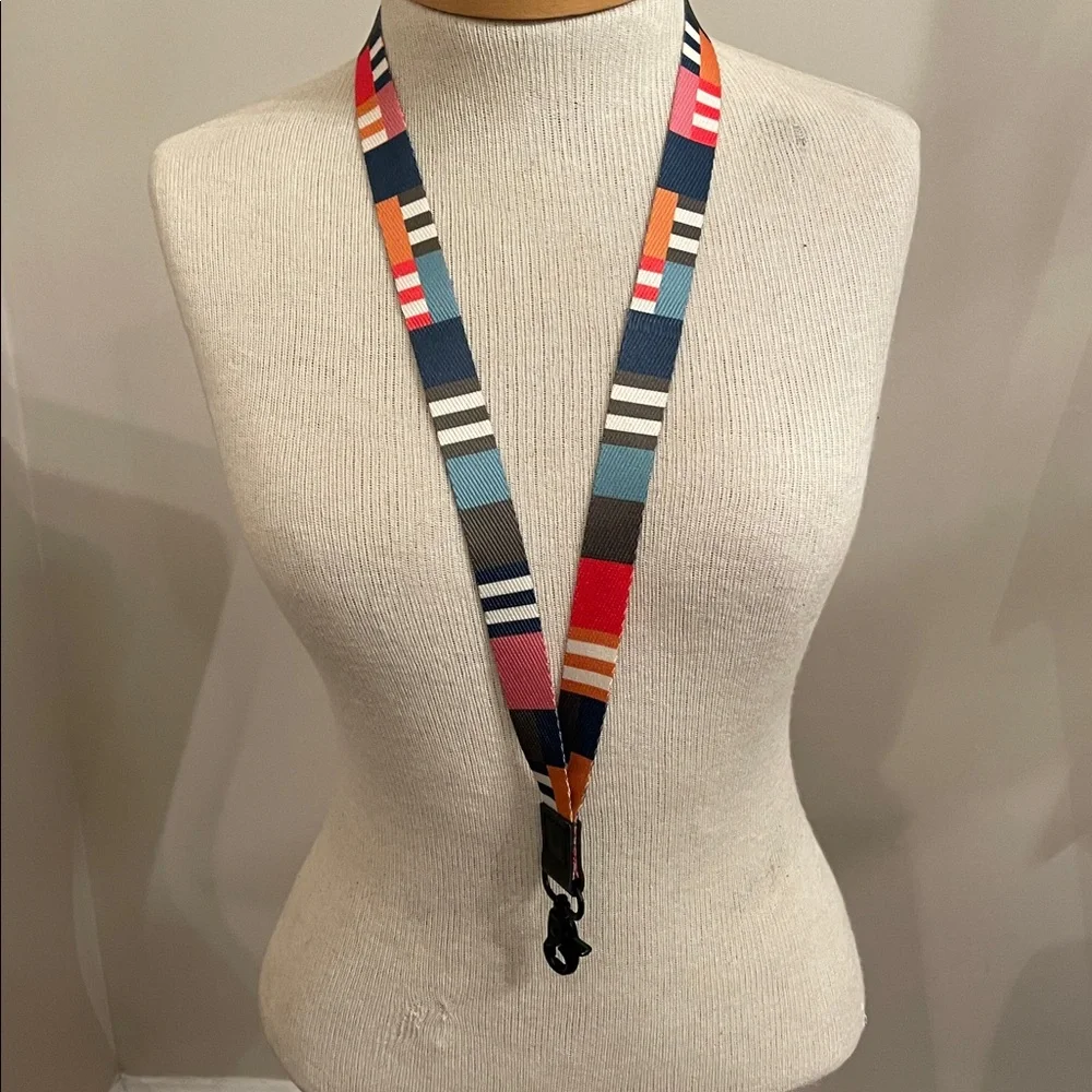THREAD NECK LANYARD BRIGHTON Colorful Striped Lanyard